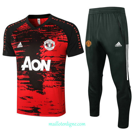Thai Maillot de Maillot Training Manchester United Rouge 2020 2021