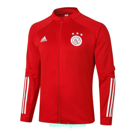 Thai Veste foot AFC Ajax Rouge 2020 2021