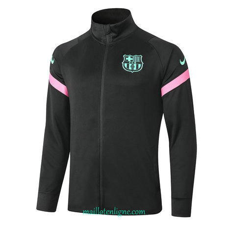 Thai Veste foot Barcelone Noir 2020 2021