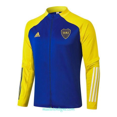 Thai Veste foot Boca Juniors Bleu Jaune 2020 2021