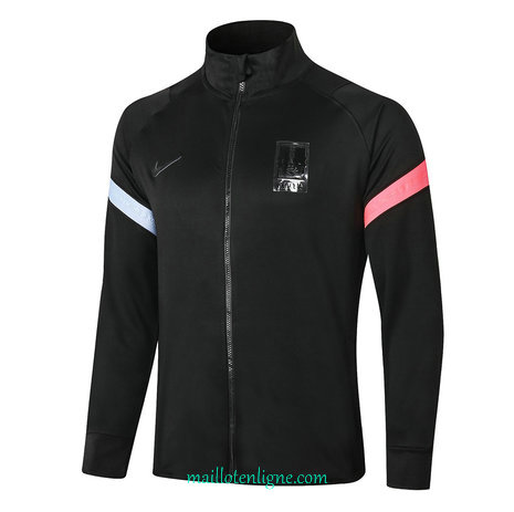 Thai Veste foot Corée Noir 2020 2021