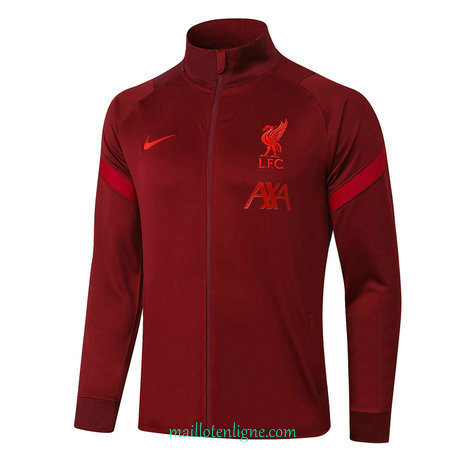 Thai Veste foot Liverpool Rouge 2020 2021