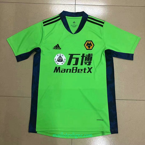 Thai Maillot du Wolverhampton Vert 2020 2021