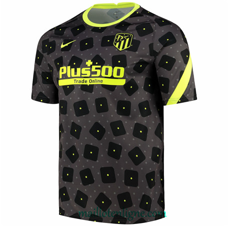 Thai Maillot de Atletico Madrid training Noir 2020 2021