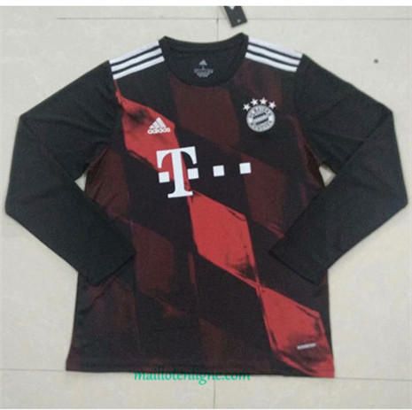 Thai Maillot du Bayern Munich Third Manche Longue 2020 2021