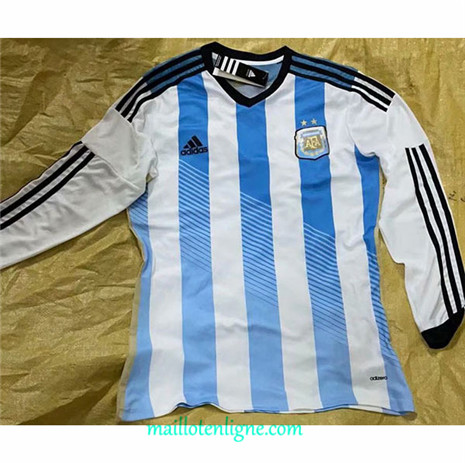 Thai Maillot du Classic Argentine Domicile Manche Longue 2014