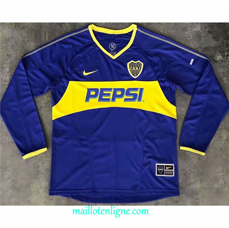 Thai Maillot de Classic Boca Juniors Domicile Manche Longue 2003-04