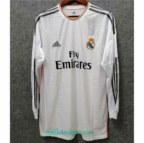 Thai Maillot de Classic Real Madrid Domicile Manche Longue 2013-14