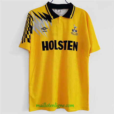 Thai Maillot de Classic Tottenham Hotspur Jaune 1992