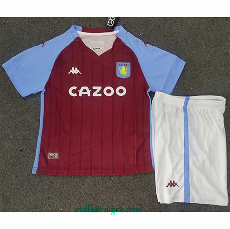 Thai Maillot de Aston Villa Enfant Domicile 2020 2021