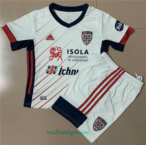 Thai Maillot du Cagliari Enfant Exterieur 2020 2021