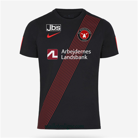 Thai Maillot du FC Midtjylland Domicile Noir 2020 2021