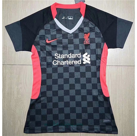 Thai Maillot de Liverpool Femme Noir 2020 2021