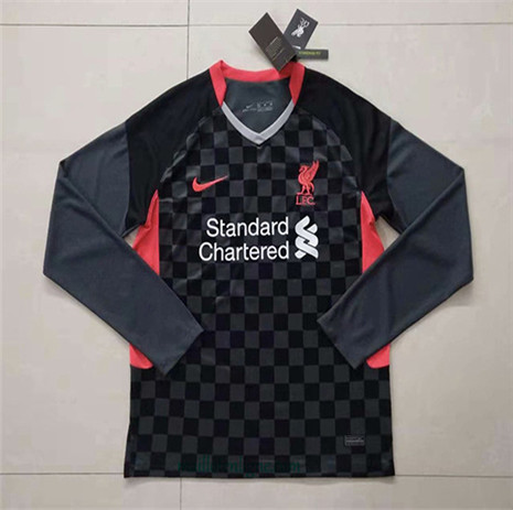 Thai Maillot de Liverpool Third Manche Longue 2020 2021