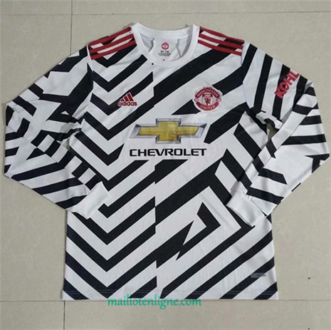 Thai Maillot de Manchester United Third Manche Longue 2020 2021