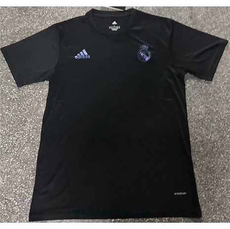 Thai Maillot du Real Madrid Noir 2020 2021