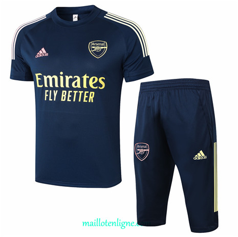 Thai Maillot Training Arsenal 3/4 Bleu Marine 2020 2021