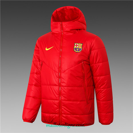 Thai Veste foot Barcelone Doudoune Rouge 2020 2021