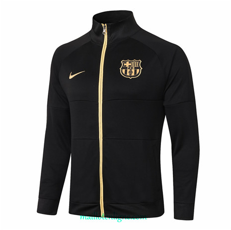 Thai Veste foot Barcelone Noir 2020 2021