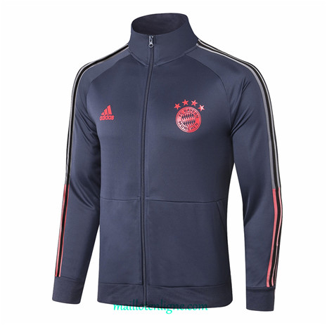 Thai Veste foot Bayern Munich Bleu Marine 2020 2021