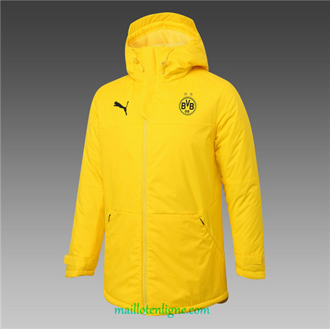 Thai Veste foot Borussia Dortmund Doudoune Jaune 2020 2021