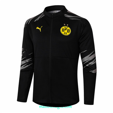 Thai Veste foot Borussia Dortmund Noir 2020 2021