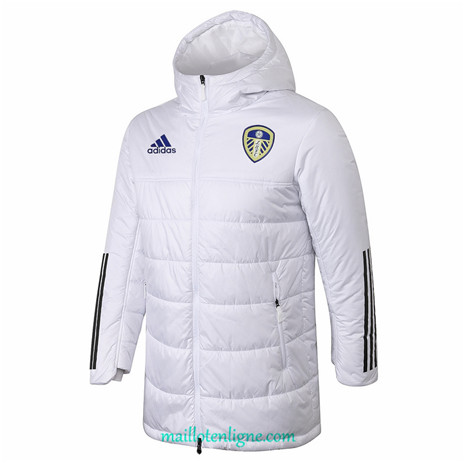 Thai Veste foot Leeds United Doudoune Blanc 2020 2021