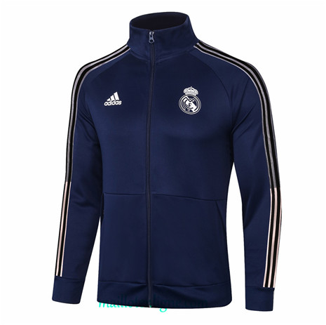 Thai Veste foot Real Madrid Bleu Marine 2020 2021