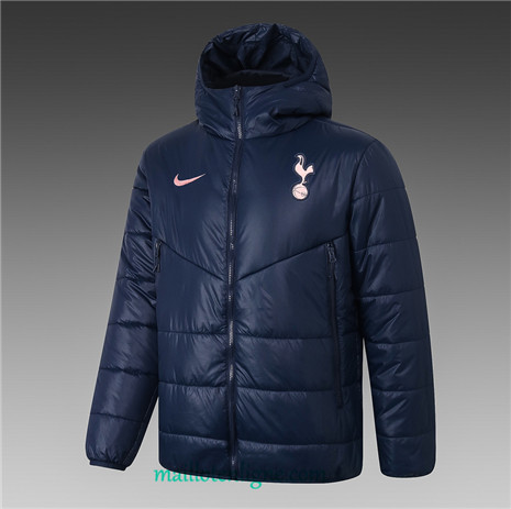 Thai Veste foot Tottenham Hotspur Doudoune Bleu Marine 2020 2021