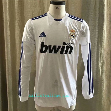 Maillot Classic Real Madrid Domicile Manche Longue 2010-2011