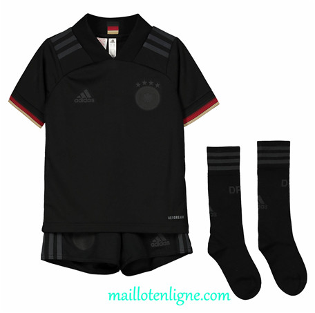 Maillot de Allemagne Enfant Exterieur Noir 2020 2021