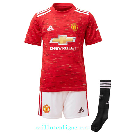 Maillot du Manchester United Enfant Domicile 2020 2021