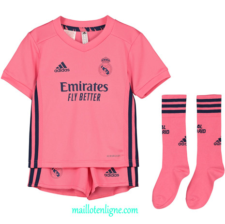 Maillot du Real Madrid Enfant Exterieur Orange 2020 2021