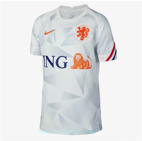 Maillot du Pays-Bas Exterieur Blanc 2020 2021