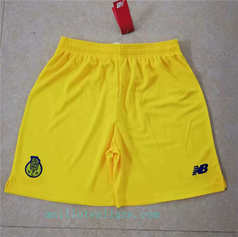 Maillot de Porto Shorts Jaune 2019 2020