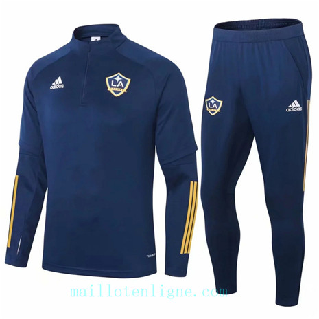 Ensemble foot Los Angeles Galaxy tracksuit Bleu Marine 2020 2021