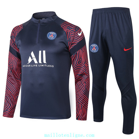 Ensemble foot PSG Survetement 2020 2021 Bleu Marine