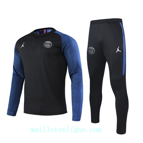 Ensemble foot PSG Jordan Survetement Noir 2019 2020