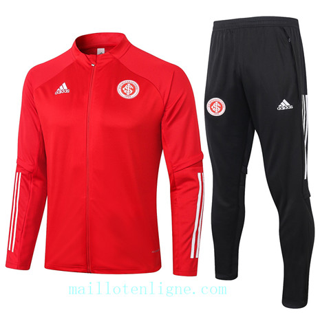 Ensemble foot SC Internacional Veste Survetement 2020 2021 Rouge