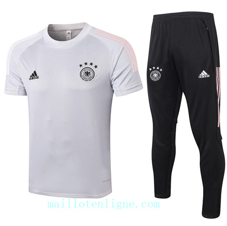 Maillot Training Allemagne 2020 2021 Gris Clair