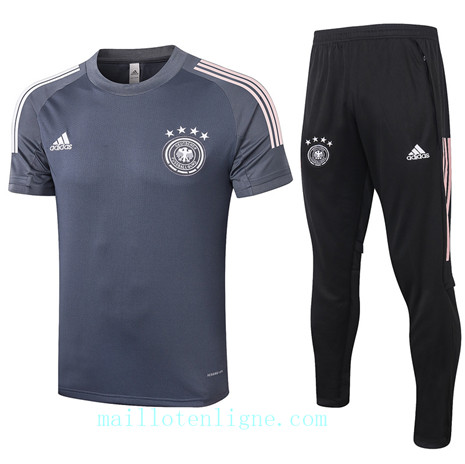 Maillot Training Allemagne 2020 2021 Gris Foncé