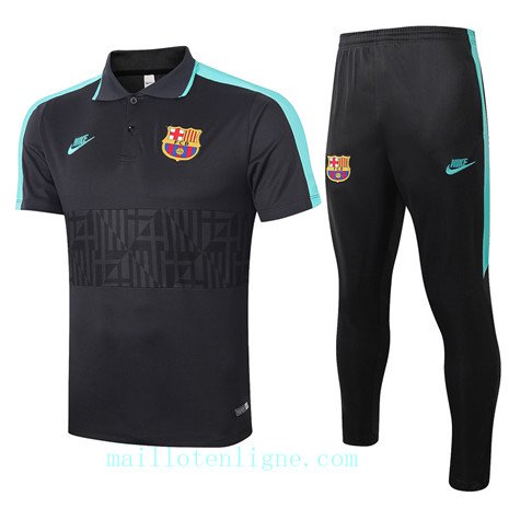 Maillot Training POLO Barcelone 2020 2021 Noir