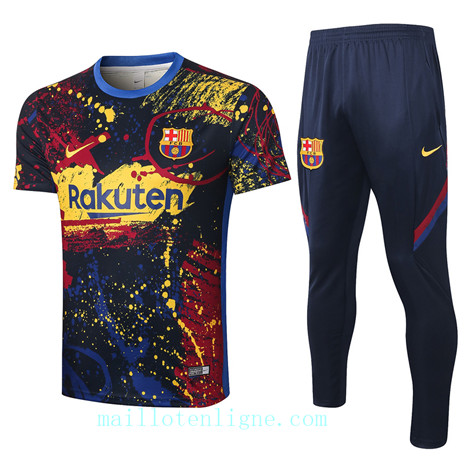 Maillot Training Barcelone 2020 2021 Vert noirâtre