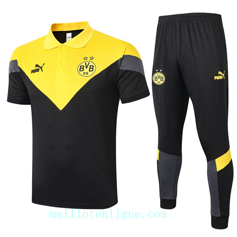 Maillot Training POLO Dortmund 2020 2021 Jaune