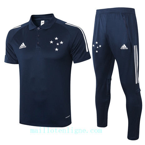 Maillot Training POLO Cruzeiro 2020 2021 Bleu Marine