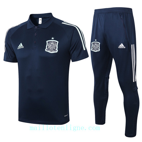 Maillot Training POLO Espagne 2020 2021 Bleu Marine