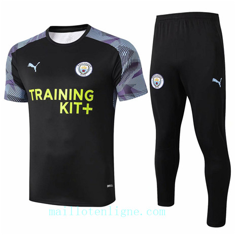 Maillot Training Manchester City 2020 2021 Noir/Violet