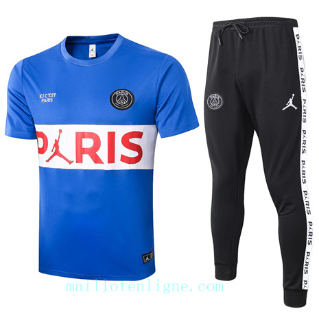 Maillot Training Paris Saint-Germain 2020 2021 Bleu (Blanc logo Pris)