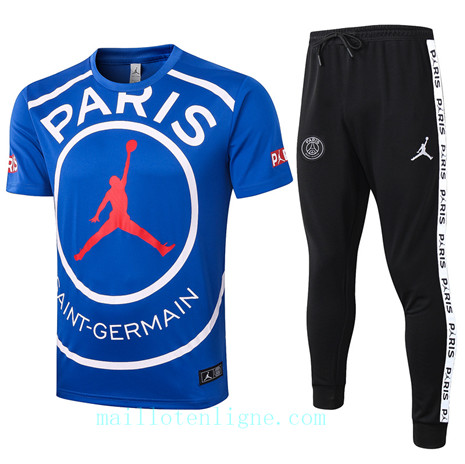 Maillot Training Jordan Paris Saint-Germain 2020 2021 Bleu LOGO Jordan