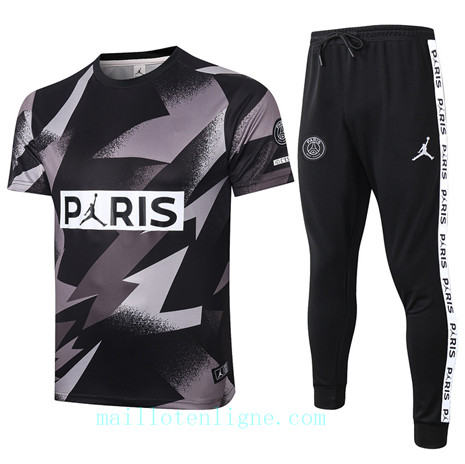 Maillot Training Jordan Paris Saint-Germain 2020 2021 Noir/Gris